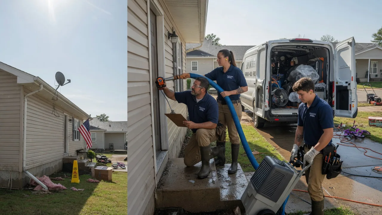 Ceiling Water Damage Restoration in Underwood, IN near me